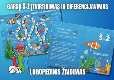 Logopedinis žaidimas Š-Ž 