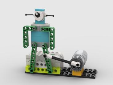 Robotikos veikla instrukcija  ŠOKANTIS ROBOTAS