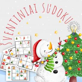 Šventinis paveikslėlių SUDOKU