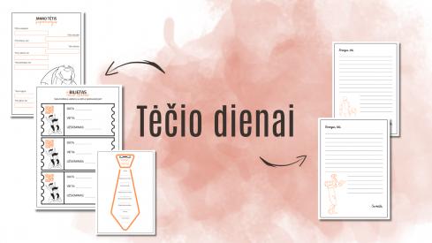 Užduotys tėčio dienai.