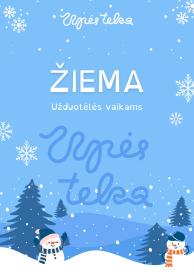 Žiemos užduotėlės vaikams