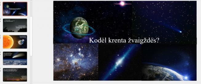 Kodėl krenta žvaigždės