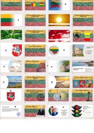 Viktorina, skaidrės, prezentacija - Mano tėvynė Lietuva