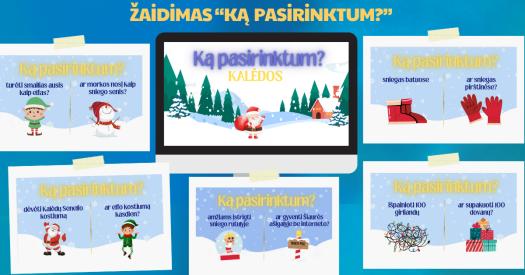 Kalėdinis žaidimas: ką pasirinktum