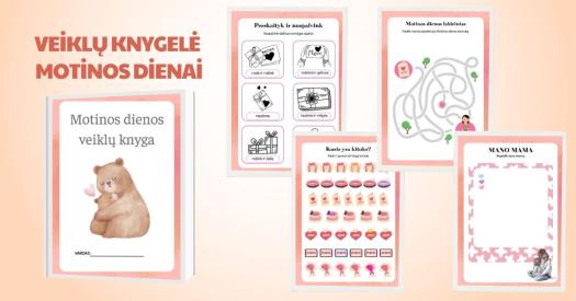 Veiklų knyga mamos dienai