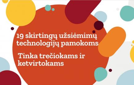19 Technologijų pamokų skaidrių
