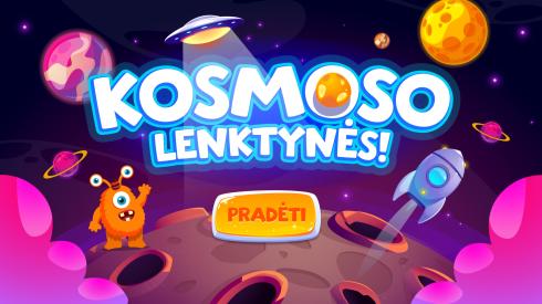 Kosmoso Lenktynės. PowerPoint žaidimas-viktorina