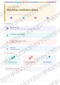 Psichikos sveikatos diena 3-4 kl.: 20 užduočių, SUP, stalo žaidimas ir QR