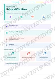 Kaklaraiščio diena 5-6 kl.: 20 užduočių, SUP, stalo žaidimas ir QR