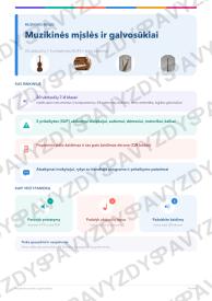 Muzikinės mįslės ir galvosūkiai 7-8 kl.: 20 užduočių, SUP, žaidimas ir QR