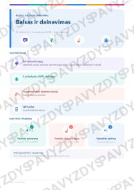 Balsas ir dainavimas 1-2 kl.: 20 užduočių, SUP, stalo žaidimas ir QR
