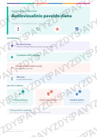 Audiovizualinio paveldo diena 5-6 kl.: 20 užduočių, SUP, stalo žaidimas ir QR