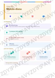 Mokslo diena 3-4 kl.: 20 užduočių, SUP, stalo žaidimas ir QR