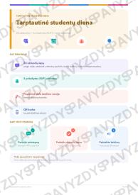 Tarptautinė studentų diena 3-4 kl.: 20 užduočių, SUP, stalo žaidimas ir QR