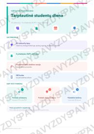 Tarptautinė studentų diena 5-6 kl.: 20 užduočių, SUP, stalo žaidimas ir QR