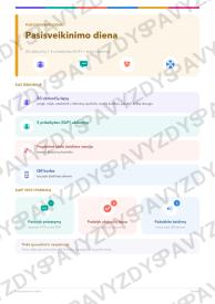 Pasisveikinimo diena 3-4 kl.: 20 užduočių, SUP, stalo žaidimas ir QR