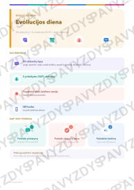 Evoliucijos diena 3-4 kl.: 20 užduočių, SUP, stalo žaidimas ir QR