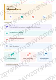 Marso diena 3-4 kl.: 20 užduočių, SUP, stalo žaidimas ir QR
