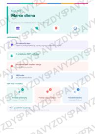 Marso diena 5-6 kl.: 20 užduočių, SUP, stalo žaidimas ir QR