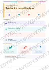 Tarptautinė mergaičių diena 3-4 kl.: 20 užduočių, SUP, stalo žaidimas ir QR