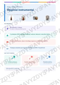 Styginiai instrumentai 1-2 kl.: 20 užduočių, SUP, stalo žaidimas ir QR