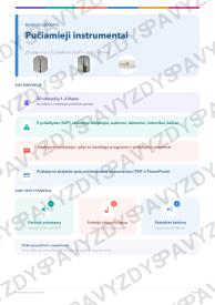 Pučiamieji instrumentai 1-2 kl.: 20 užduočių, SUP, stalo žaidimas ir QR