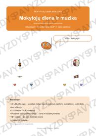 Mokytojų diena ir muzika 3-4 kl.: 20 užduočių, SUP, stalo žaidimas ir QR