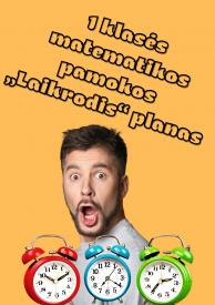 Matematikos pamoka Laikrodis