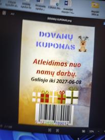 Dovanų kuponas