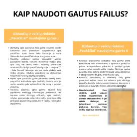 VEIKLŲ IR UŽDUOČIŲ RINKINYS PAUKŠČIAI 4-6M VAIKAMS