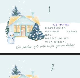 Mažų stebuklų advento kalendorius