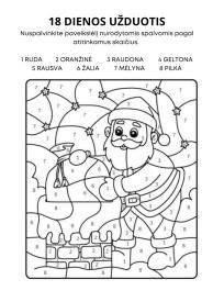 24 Advento istorijos ir užduotys vaikams 
