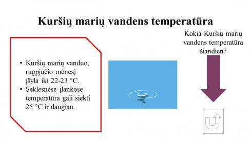 Kuršių marios šiuolaikiškos skaidrės 