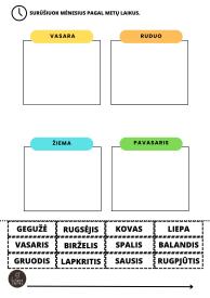 Užduočių rinkinys KUR BĖGA LAIKAS