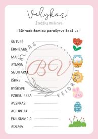 Žodžių mišinys ,,Velykos,,