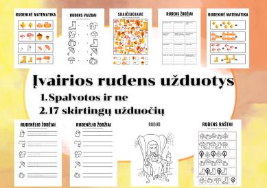 Rudens užduotys