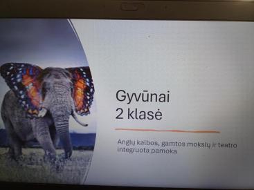 Gyvūnai: anglų kalbos, gamtos mokslų ir teatro integruotos pamokos 2 klasei