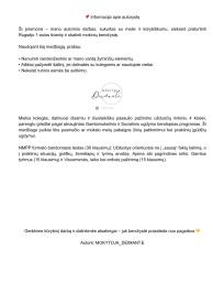 NMPP stiliaus Gamtos mokslų ir Visuomeninio ugdymo testas