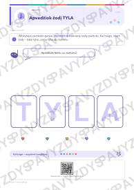 Pauzės ir tyla muzikoje 1-2 kl.: 20 užduočių, SUP, stalo žaidimas ir QR