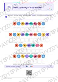 Klavišiniai instrumentai 3-4 kl.: 20 užduočių, SUP, stalo žaidimas ir QR