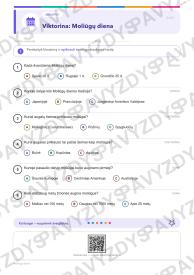 Moliūgų diena 5-6 kl.: 20 užduočių, SUP, stalo žaidimas ir QR