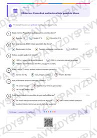 Audiovizualinio paveldo diena 5-6 kl.: 20 užduočių, SUP, stalo žaidimas ir QR