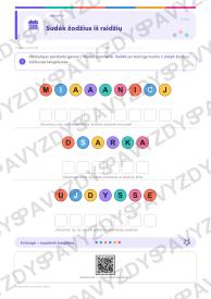 Tarptautinė animacijos diena 3-4 kl.: 20 užduočių, SUP, stalo žaidimas ir QR