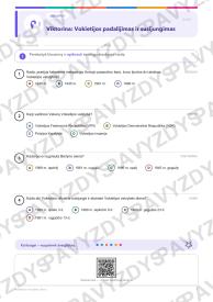Vokietijos vienybės diena 5-6 kl.: 20 užduočių, SUP, stalo žaidimas ir QR