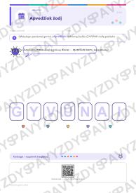 Pasaulinė gyvūnų diena 3-4 kl.: 20 užduočių, SUP, stalo žaidimas ir QR