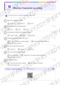 Tarptautinė vyrų diena 5-6 kl.: 20 užduočių, SUP, stalo žaidimas ir QR