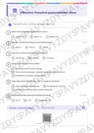 Pasisveikinimo diena 5-6 kl.: 20 užduočių, SUP, stalo žaidimas ir QR
