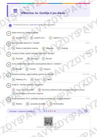 Šv. Cecilijos diena 9-10 kl.: 20 užduočių, SUP, stalo žaidimas ir QR