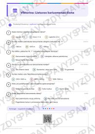 Lietuvos kariuomenės diena 5-6 kl.: 20 užduočių, SUP, stalo žaidimas ir QR
