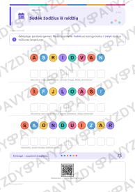 Evoliucijos diena 3-4 kl.: 20 užduočių, SUP, stalo žaidimas ir QR